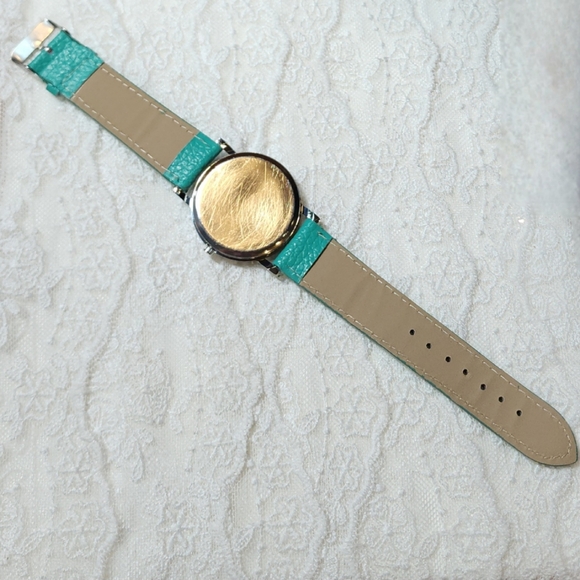 ZIZ "Whatever, I'm Late Anyway" Teal Green Watch - Picture 8 of 9